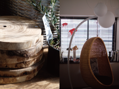 草花を愛でる家