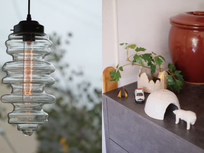 草花を愛でる家